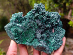 Natural Silky Malachite Specimens x 2 From Kasompe, Congo - Toprock Gemstones and Minerals 