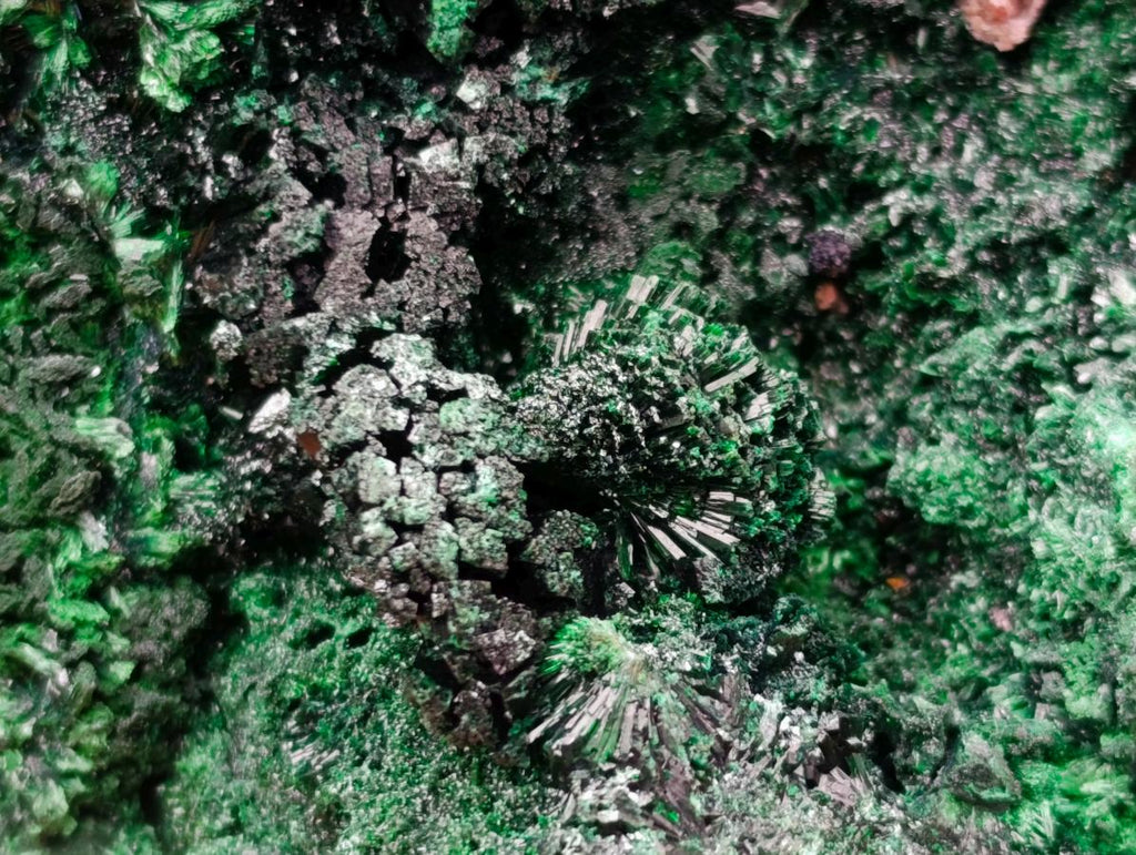 Natural Silky Malachite Specimens x 2 From Kasompe, Congo - Toprock Gemstones and Minerals 