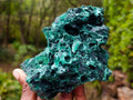 Natural Silky Malachite Specimens x 2 From Kasompe, Congo - Toprock Gemstones and Minerals 