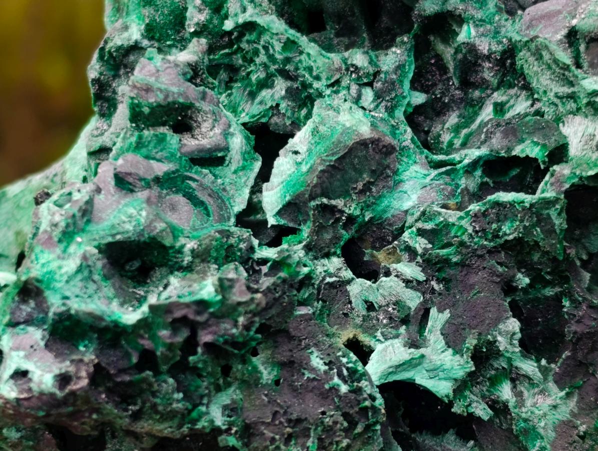 Natural Silky Malachite Specimens x 2 From Kasompe, Congo - Toprock Gemstones and Minerals 
