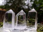 Polished Optic and Clear Quartz Crystals x 12 From Madagascar - Toprock Gemstones and Minerals 
