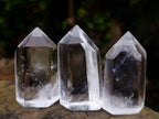 Polished Optic and Clear Quartz Crystals x 12 From Madagascar - Toprock Gemstones and Minerals 