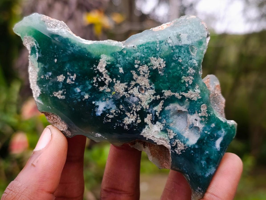 Polished On One Side Mtorolite Chrysoprase Slices x 12 From Mutorashanga, Zimbabwe - Toprock Gemstones and Minerals 