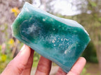 Polished On One Side Mtorolite Chrysoprase Slices x 12 From Mutorashanga, Zimbabwe - Toprock Gemstones and Minerals 