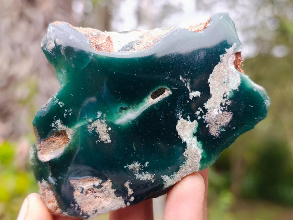 Polished On One Side Mtorolite Chrysoprase Slices x 12 From Mutorashanga, Zimbabwe - Toprock Gemstones and Minerals 