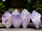 Natural Jacaranda Amethyst Single Crystals x 35 From Mumbwa, Zambia - Toprock Gemstones and Minerals 
