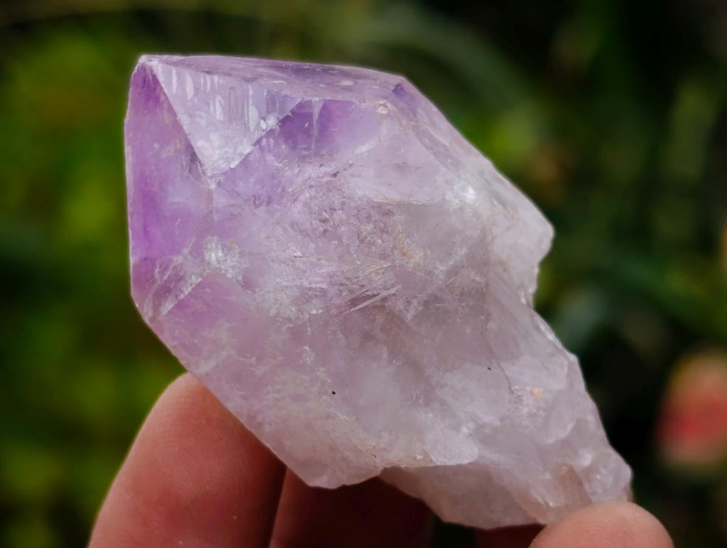 Natural Jacaranda Amethyst Single Crystals x 35 From Mumbwa, Zambia - Toprock Gemstones and Minerals 