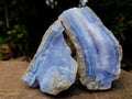 Natural Blue Lace Agate Specimens x 6 From Nsanje, Malawi - Toprock Gemstones and Minerals 