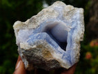 Natural Blue Lace Agate Specimens x 6 From Nsanje, Malawi - Toprock Gemstones and Minerals 