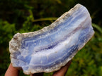 Natural Blue Lace Agate Specimens x 6 From Nsanje, Malawi - Toprock Gemstones and Minerals 