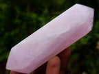 Polished Double Terminated Gemmy Rose Quartz Crystals x 6 From Madagascar - Toprock Gemstones and Minerals 