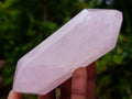 Polished Double Terminated Gemmy Rose Quartz Crystals x 6 From Madagascar - Toprock Gemstones and Minerals 