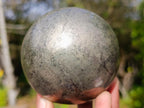 Polished Large Basalt Pharaoh Stone Sphere x 1 From Iron Duke Mine, Zimbabwe - Toprock Gemstones and Minerals 