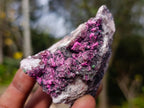 Natural Salrose Cobaltoan Dolomite with Malachite and Heterogenite Specimens x 12 From Kakanda, Congo - Toprock Gemstones and Minerals 