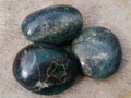Polished Fuchsite Quartz Galets x 20 From Andakatany, Madagascar - Toprock Gemstones and Minerals 