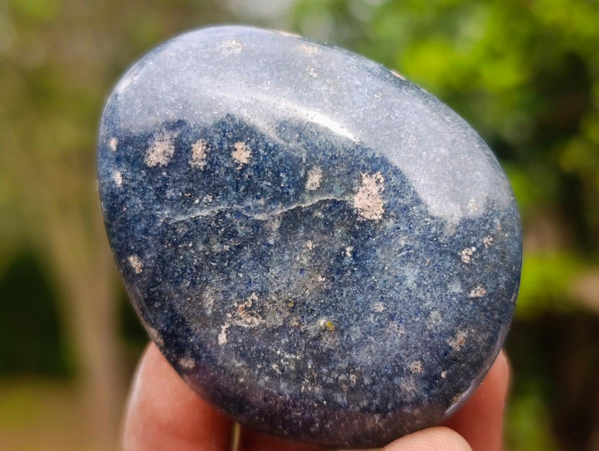 Polished Fuchsite Quartz Galets x 20 From Andakatany, Madagascar - Toprock Gemstones and Minerals 