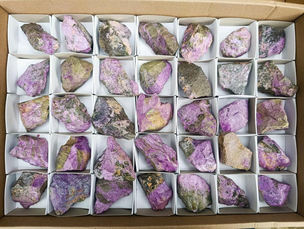 Natural Cobbed Stichtite Specimens x 35 From Barberton, South Africa - Toprock Gemstones and Minerals 