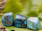 Polished Shattuckite Free Forms x 35 From Congo - Toprock Gemstones and Minerals 