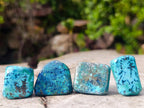 Polished Shattuckite Free Forms x 35 From Congo - Toprock Gemstones and Minerals 