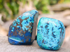 Polished Shattuckite Free Forms x 35 From Congo - Toprock Gemstones and Minerals 