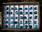 Polished Shattuckite Free Forms x 35 From Congo - Toprock Gemstones and Minerals 