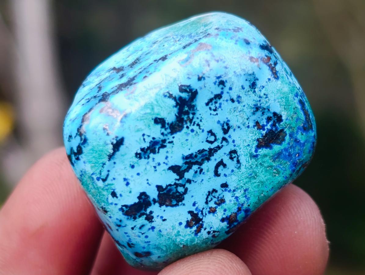 Polished Shattuckite Free Forms x 35 From Congo - Toprock Gemstones and Minerals 