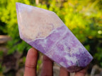Polished Lepidolite Display Points x 3 From Ambatondrazaka, Madagascar - Toprock Gemstones and Minerals 