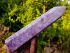 Polished Lepidolite Display Points x 3 From Ambatondrazaka, Madagascar - Toprock Gemstones and Minerals 