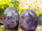 Polished Purple Chevron Amethyst Standing Display Pieces x 6 From Madagascar - Toprock Gemstones and Minerals 