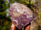 Polished Purple Chevron Amethyst Standing Display Pieces x 6 From Madagascar - Toprock Gemstones and Minerals 