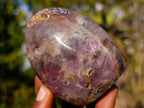 Polished Purple Chevron Amethyst Standing Display Pieces x 6 From Madagascar - Toprock Gemstones and Minerals 