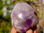 Polished Purple Chevron Amethyst Standing Display Pieces x 6 From Madagascar - Toprock Gemstones and Minerals 