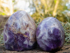 Polished Purple Chevron Amethyst Standing Display Pieces x 6 From Madagascar - Toprock Gemstones and Minerals 