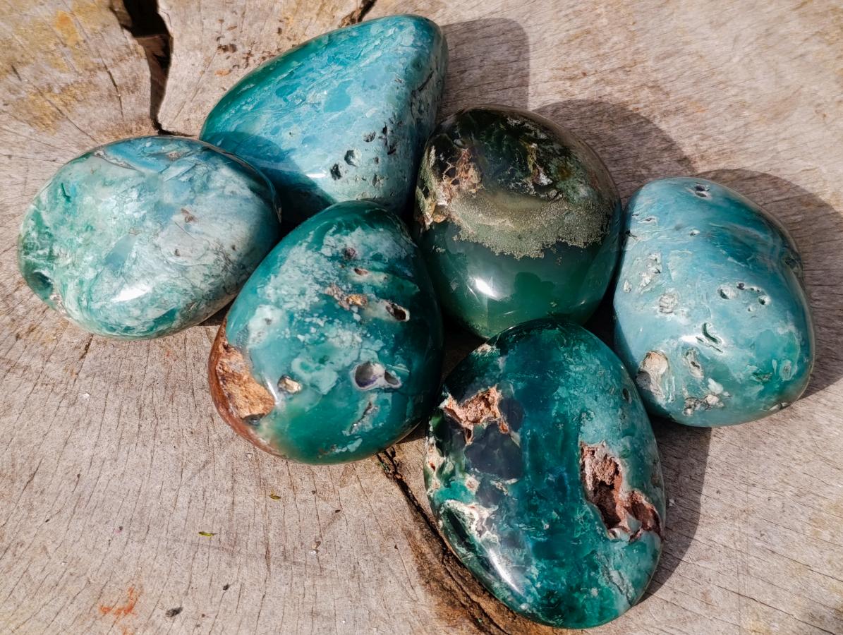 Polished Mtorolite Free Forms x 6 From Mutorashanga, Zimbabwe - Toprock Gemstones and Minerals 