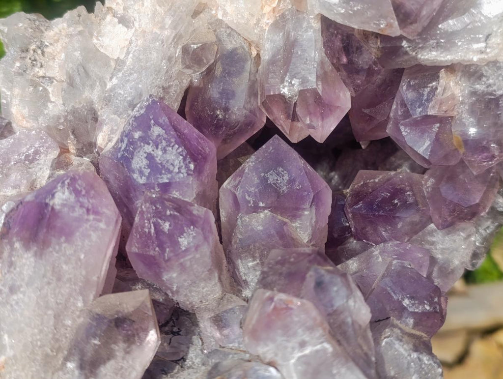 Natural Large Jacaranda Amethyst Geode x 1 From Mumbwa, Zambia - Toprock Gemstones and Minerals 
