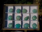 Polished Amazonite Palm Stones x 12 From Madagascar - Toprock Gemstones and Minerals 