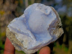 Natural Blue Lace Agate Geode Specimens x 12 From Nsanje, Malawi - Toprock Gemstones and Minerals 