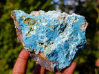 Natural Rough Shattuckite Specimens x 4 From Kaokoveld, Namibia - Toprock Gemstones and Minerals 