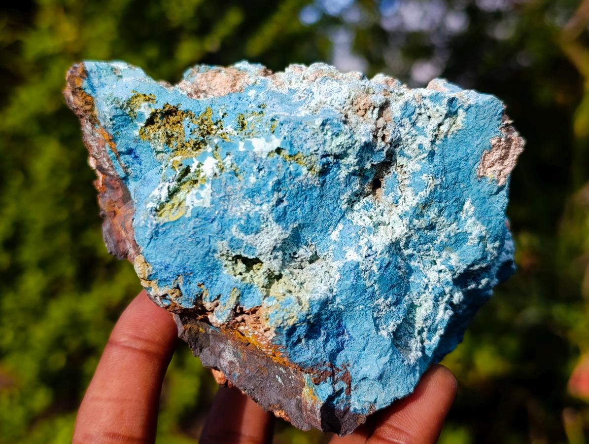 Natural Rough Shattuckite Specimens x 4 From Kaokoveld, Namibia - Toprock Gemstones and Minerals 