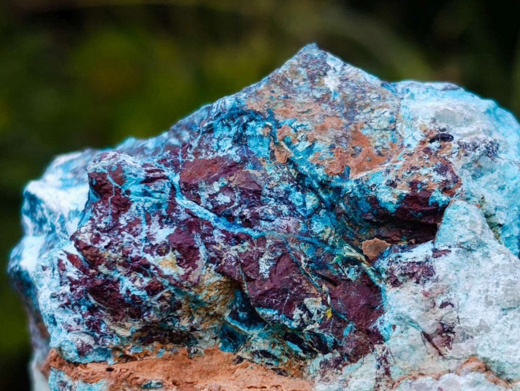 Natural Rough Shattuckite Specimens x 4 From Kaokoveld, Namibia - Toprock Gemstones and Minerals 