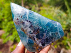 Polished Watermelon Fluorite Crystal Points x 2 From Uis, Namibia - Toprock Gemstones and Minerals 