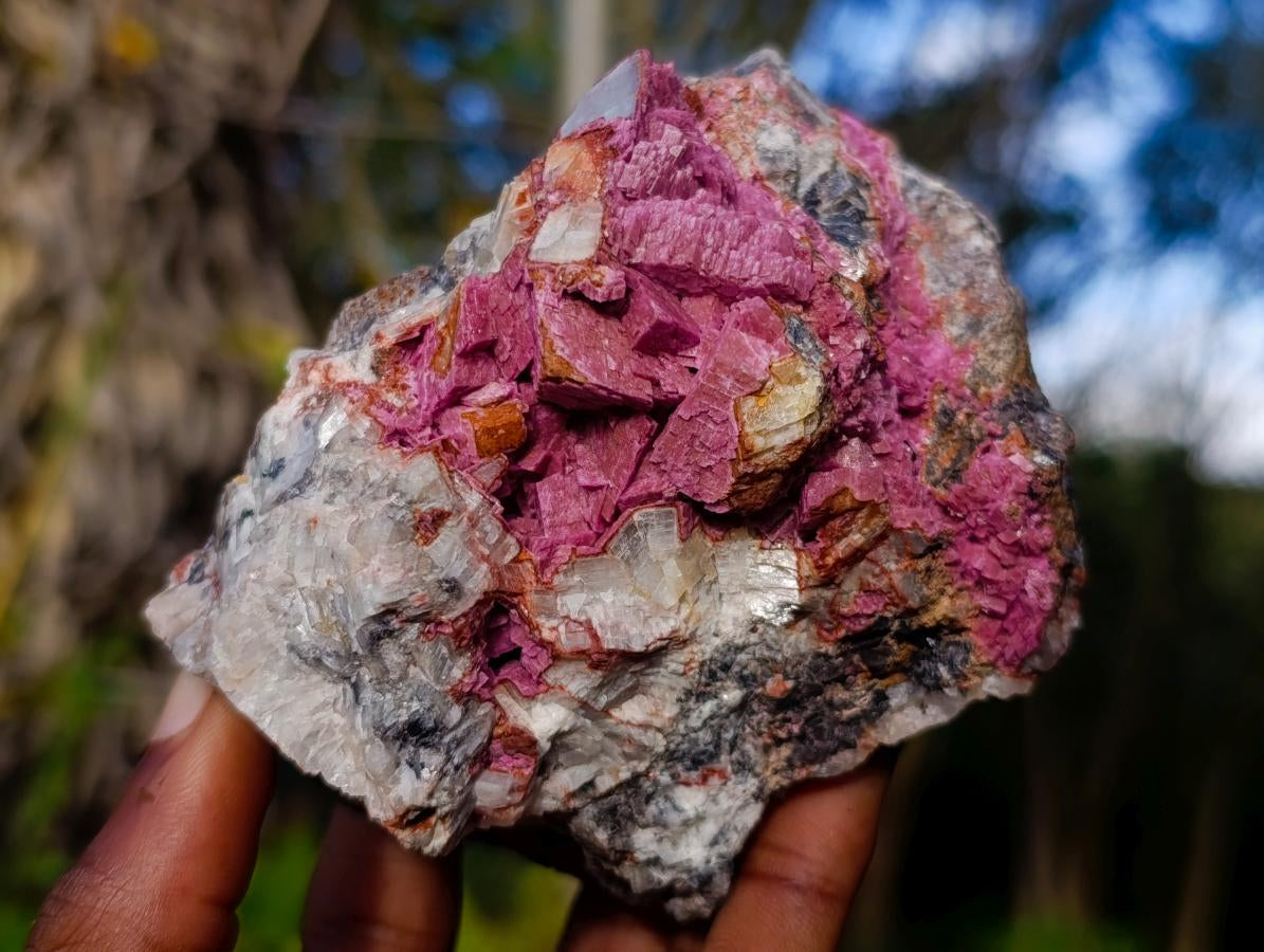 Natural Cabinet Drusy Salrose Cobaltoan Dolomite Specimens x 12 From Kakanda, Congo - Toprock Gemstones and Minerals 