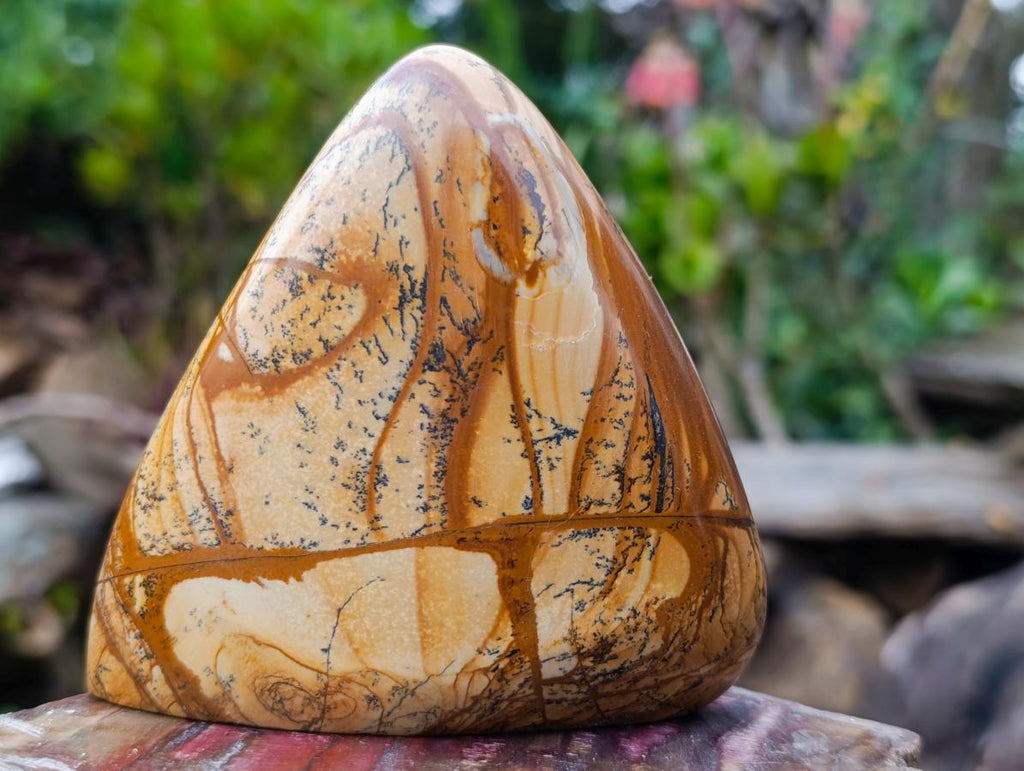 Polished Picture Stone Jasper Standing Display Pieces x 3 From Ais-Ais, Namibia - Toprock Gemstones and Minerals 
