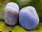 Polished Blue Lace Agate Tumbled Stones x 20 From Nsanje, Malawi - Toprock Gemstones and Minerals 