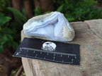 Polished On One Side Blue Lace Agate Geodes x 12 From Nsanje, Malawi - Toprock Gemstones and Minerals 