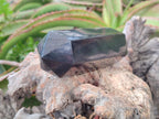 Polished Black Basalt Display Crystal Points x 6 From Madagascar - Toprock Gemstones and Minerals 