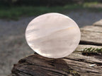 Polished Gemmy Rose Quartz Palm Stones x 24 From Madagascar - Toprock Gemstones and Minerals 