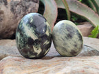 Polished Leopard Stone Spheres and Galets x 4 From Zimbabwe - Toprock Gemstones and Minerals 