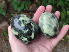 Polished Leopard Stone Spheres and Galets x 4 From Zimbabwe - Toprock Gemstones and Minerals 