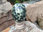 Polished Leopard Stone Spheres and Galets x 4 From Zimbabwe - Toprock Gemstones and Minerals 